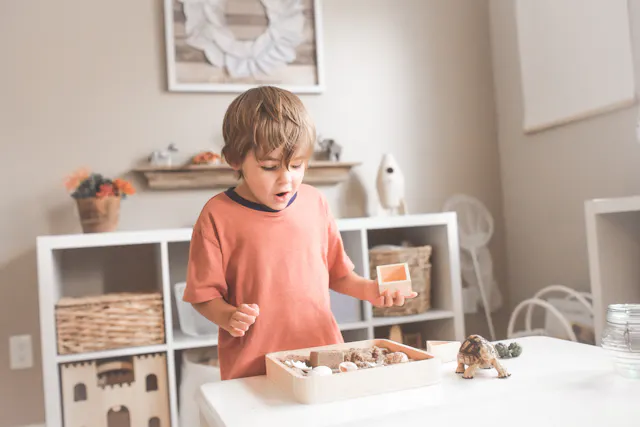 Best toys for 2 year olds: wooden stacking toys for toddler play